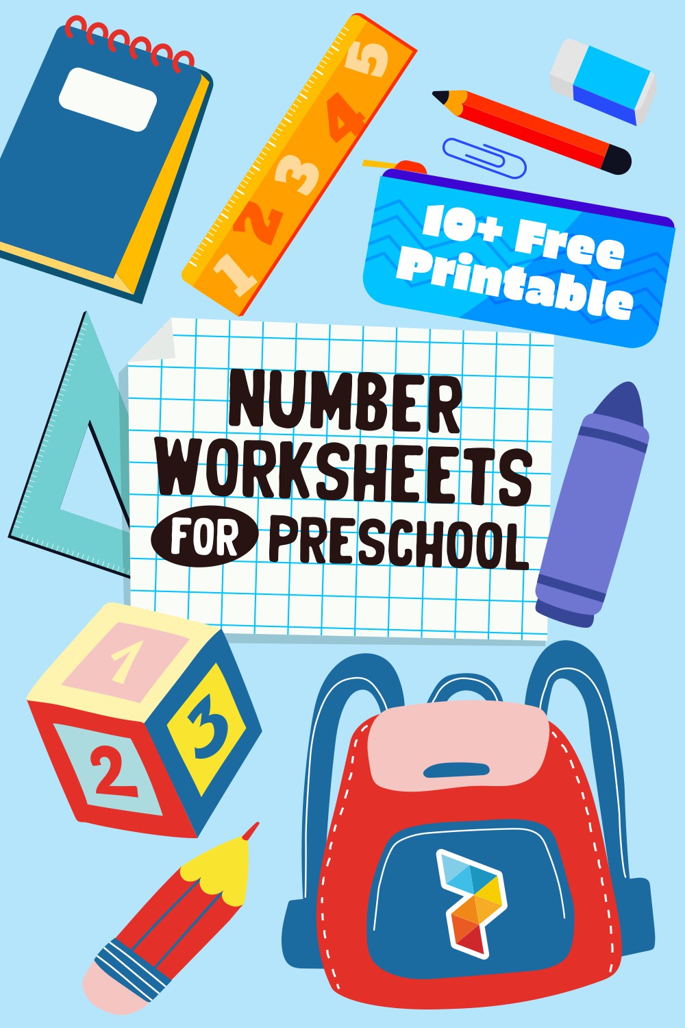 Number Worksheets For Preschool Number Worksheets For Preschool