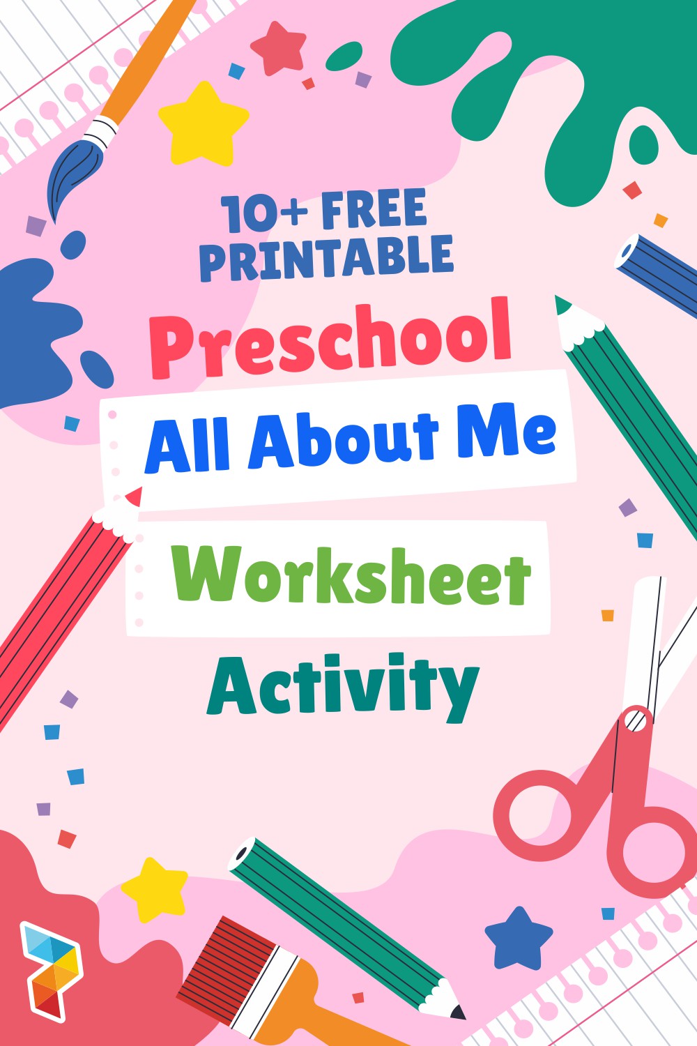 Preschool All About Me Worksheet  Activity