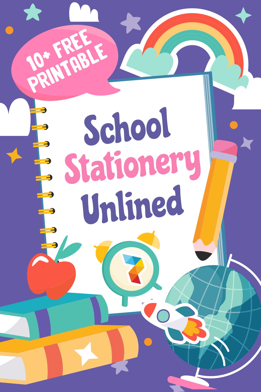 School Stationery Unlined School Stationery Unlined