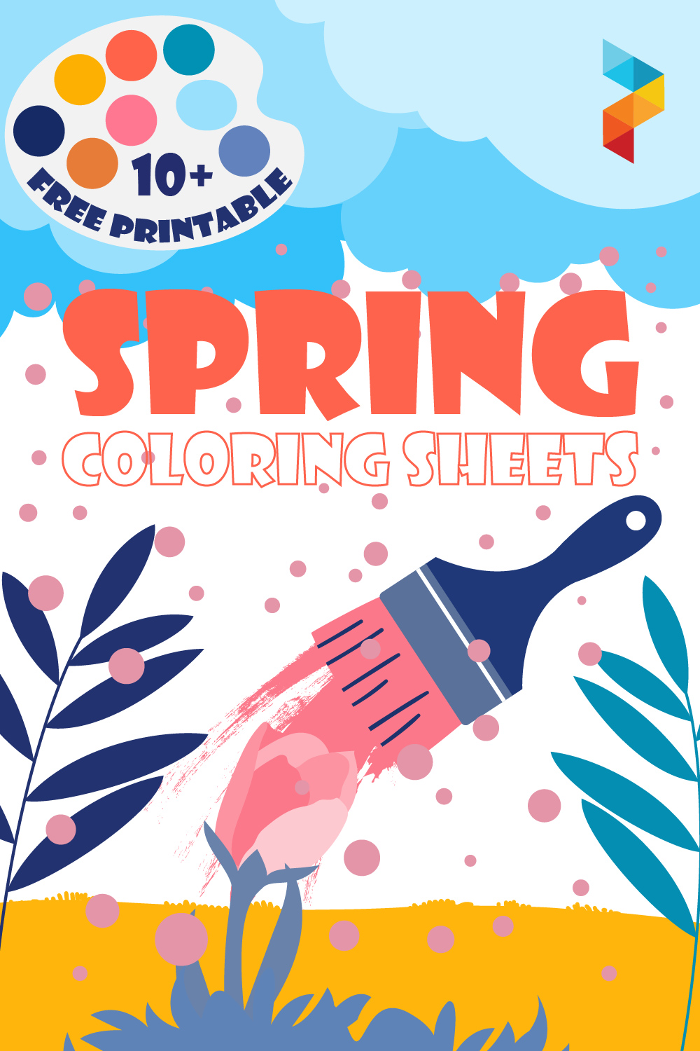 Spring Coloring Sheets Spring Coloring Sheets