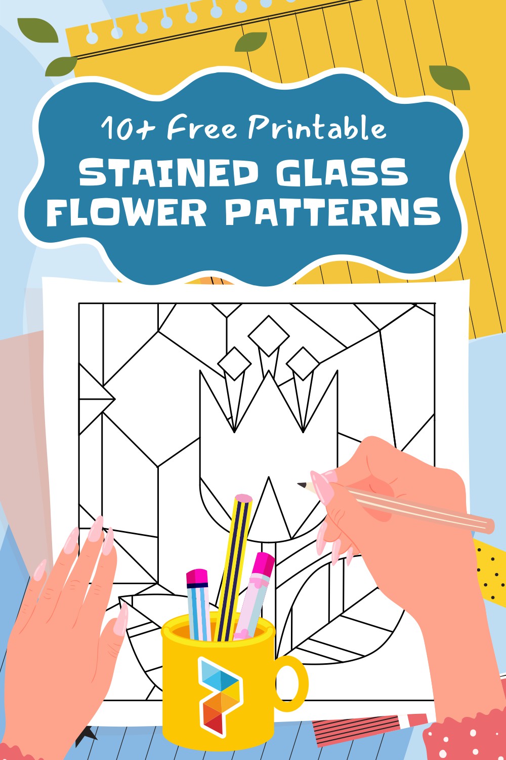 Stained Glass Flower Patterns Stained Glass Flower Patterns