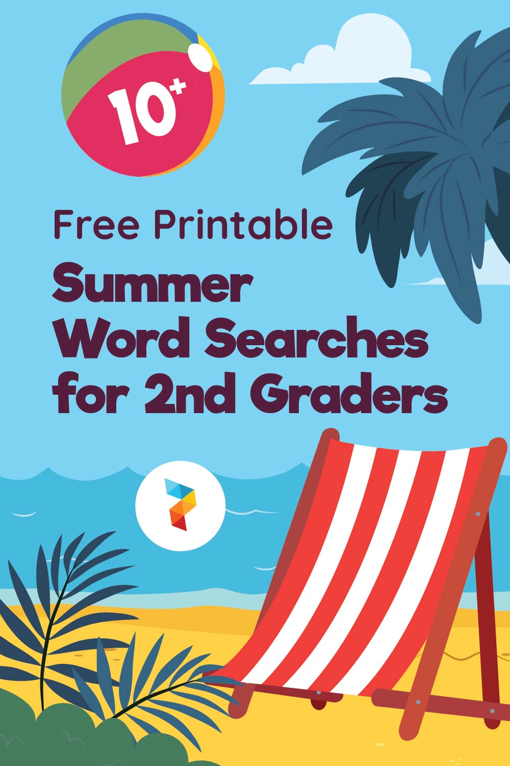 Summer Word Searches For 2nd Graders