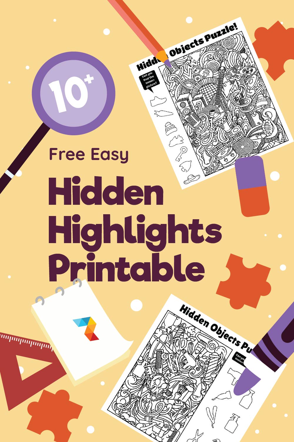 Easy Hidden Pictures Highlights