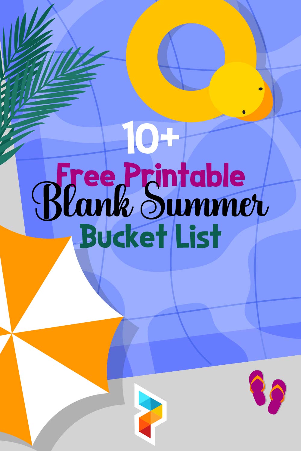 Blank Summer Bucket List