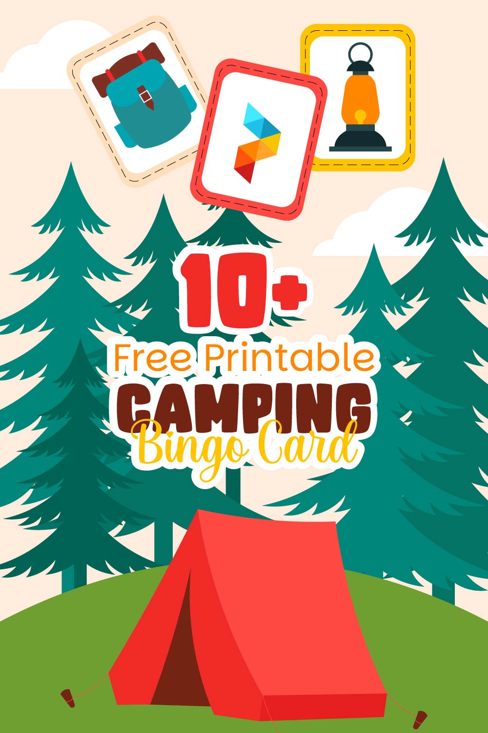 Camping Bingo Card Camping Bingo Card