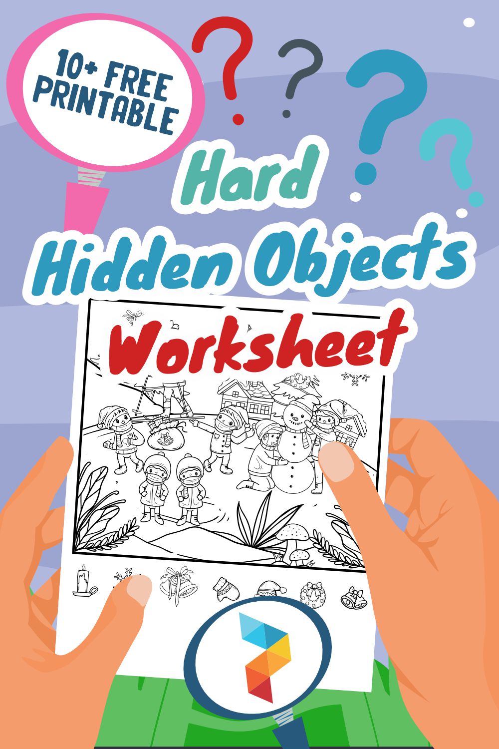Hard Hidden Objects Worksheet Hard Hidden Objects Worksheet