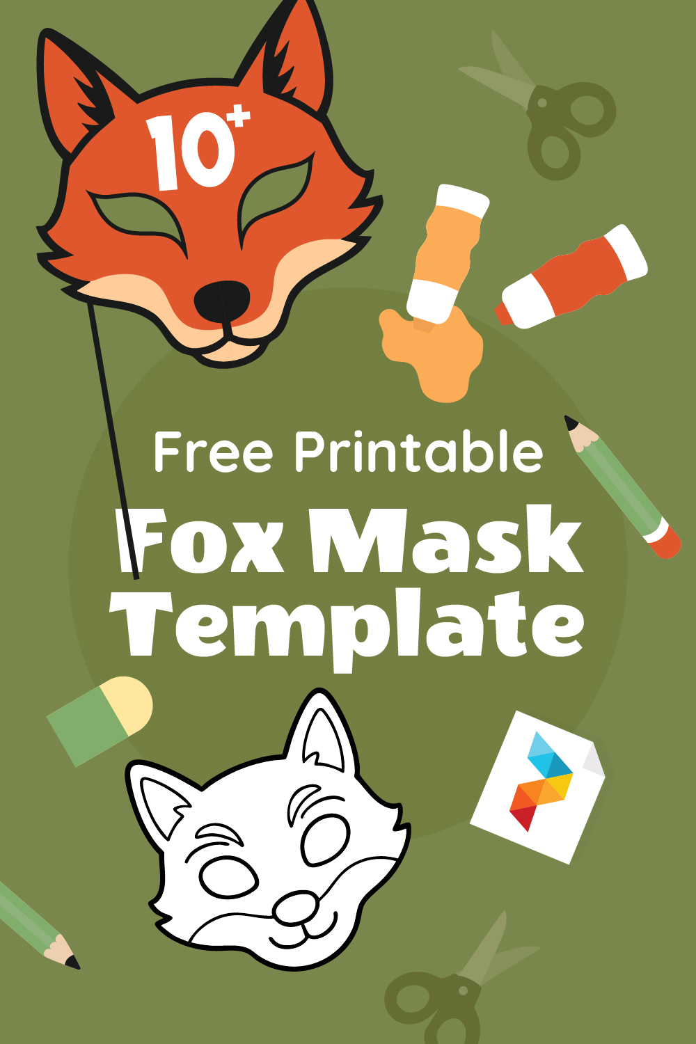 Fox Mask Template