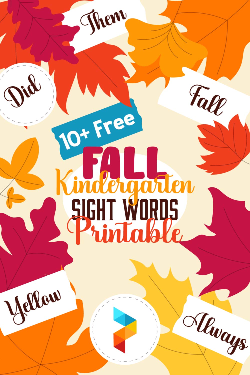 Fall Kindergarten Sight Words Fall Kindergarten Sight Words