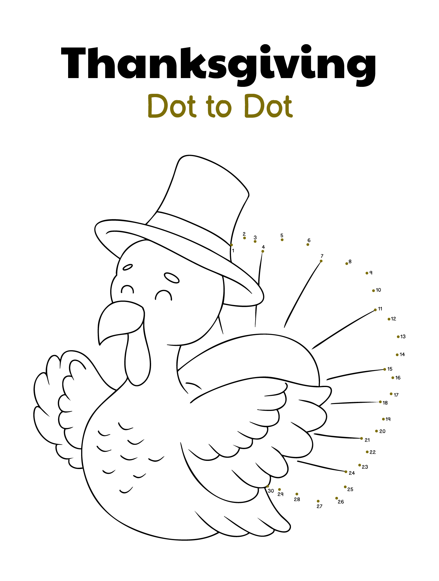 Thanksgiving Day Gratitude Dot To Dot Activity Sheet Thanksgiving Day Gratitude Dot To Dot Activity Sheet
