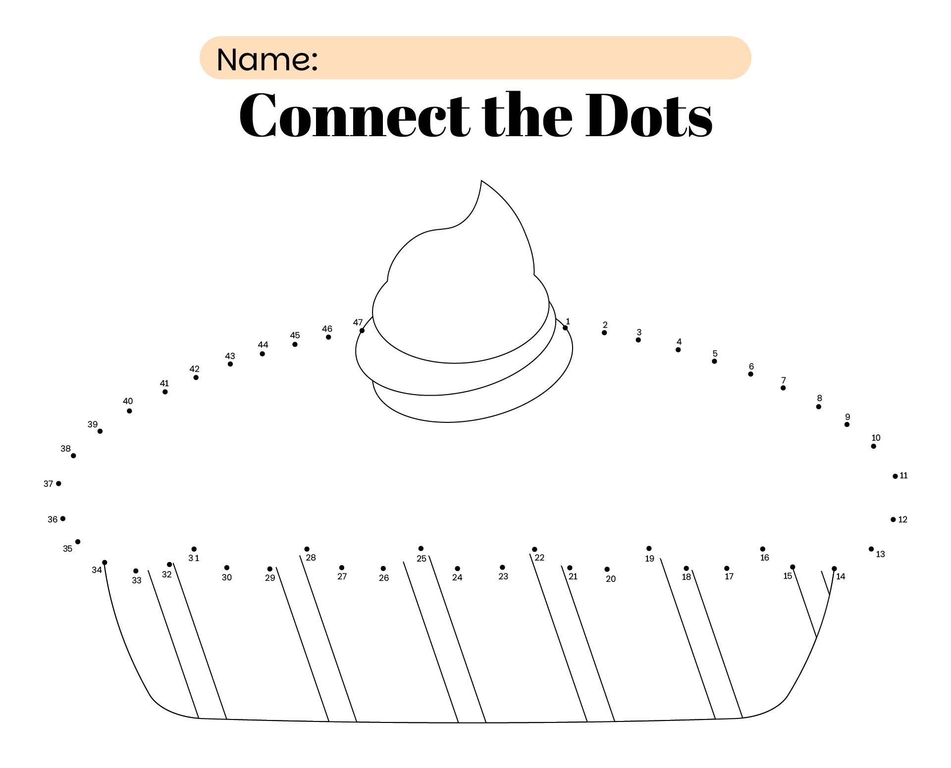 Pumpkin Pie Dot To Dot Worksheet Pumpkin Pie Dot To Dot Worksheet