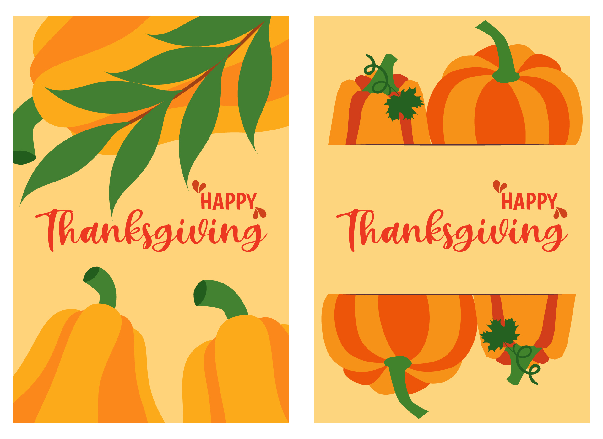Thanksgiving Card Template Hand Draw Thanksgiving Card Template Hand Draw