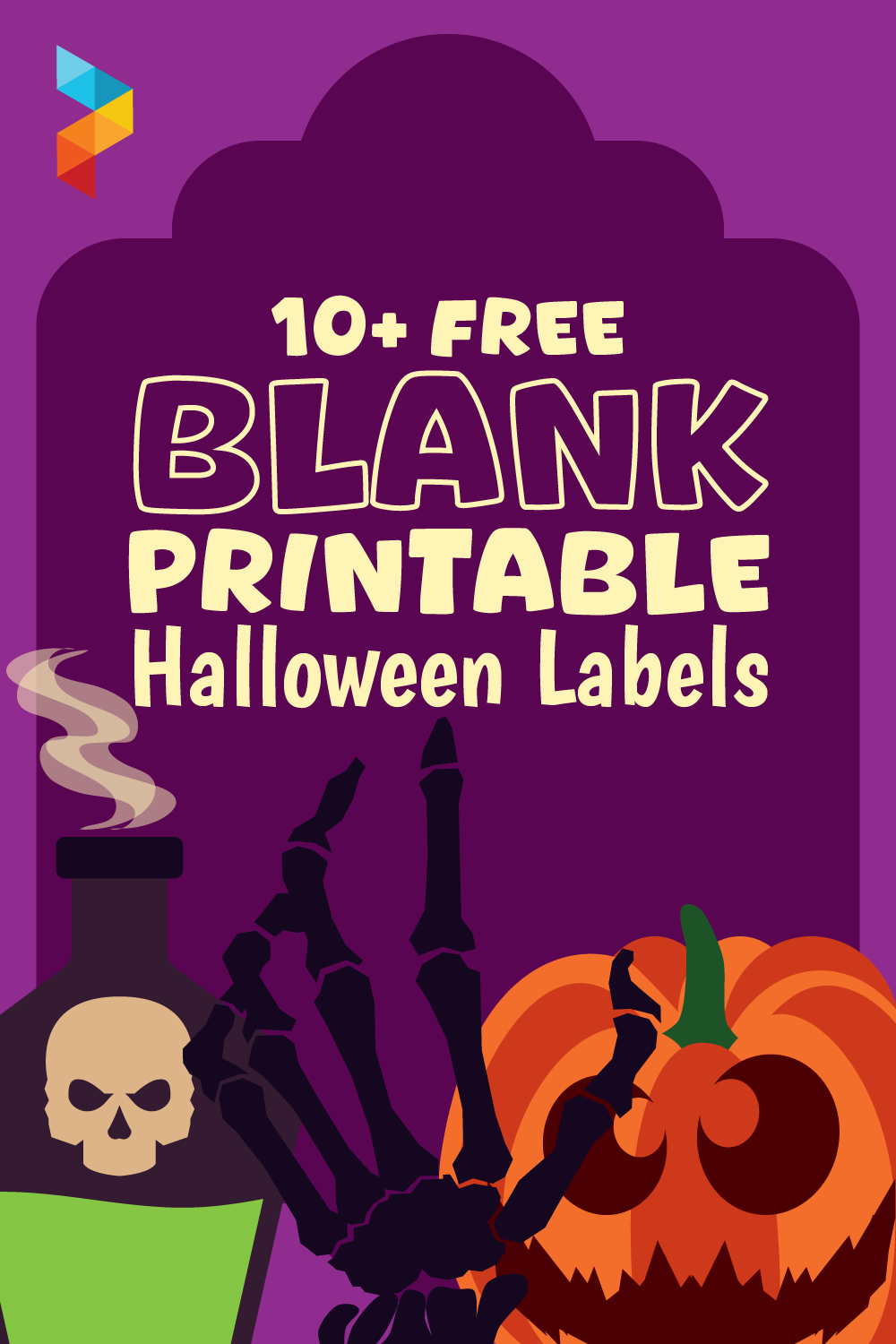 Blank  Halloween Labels