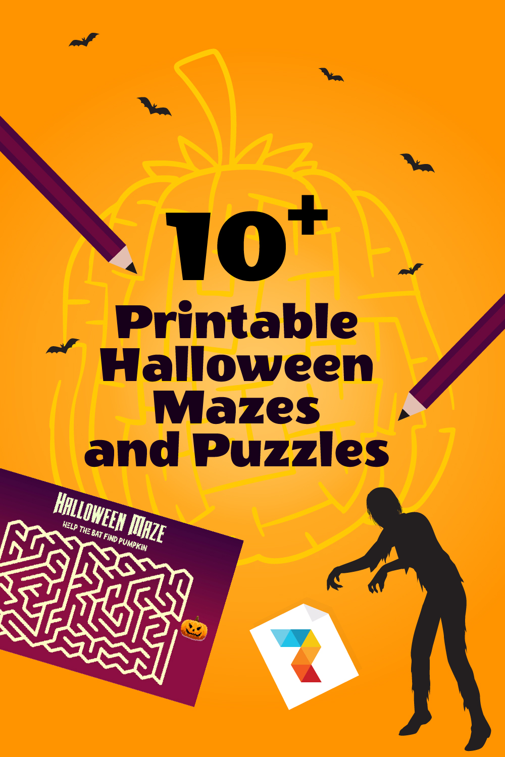 Halloween Mazes And Puzzles