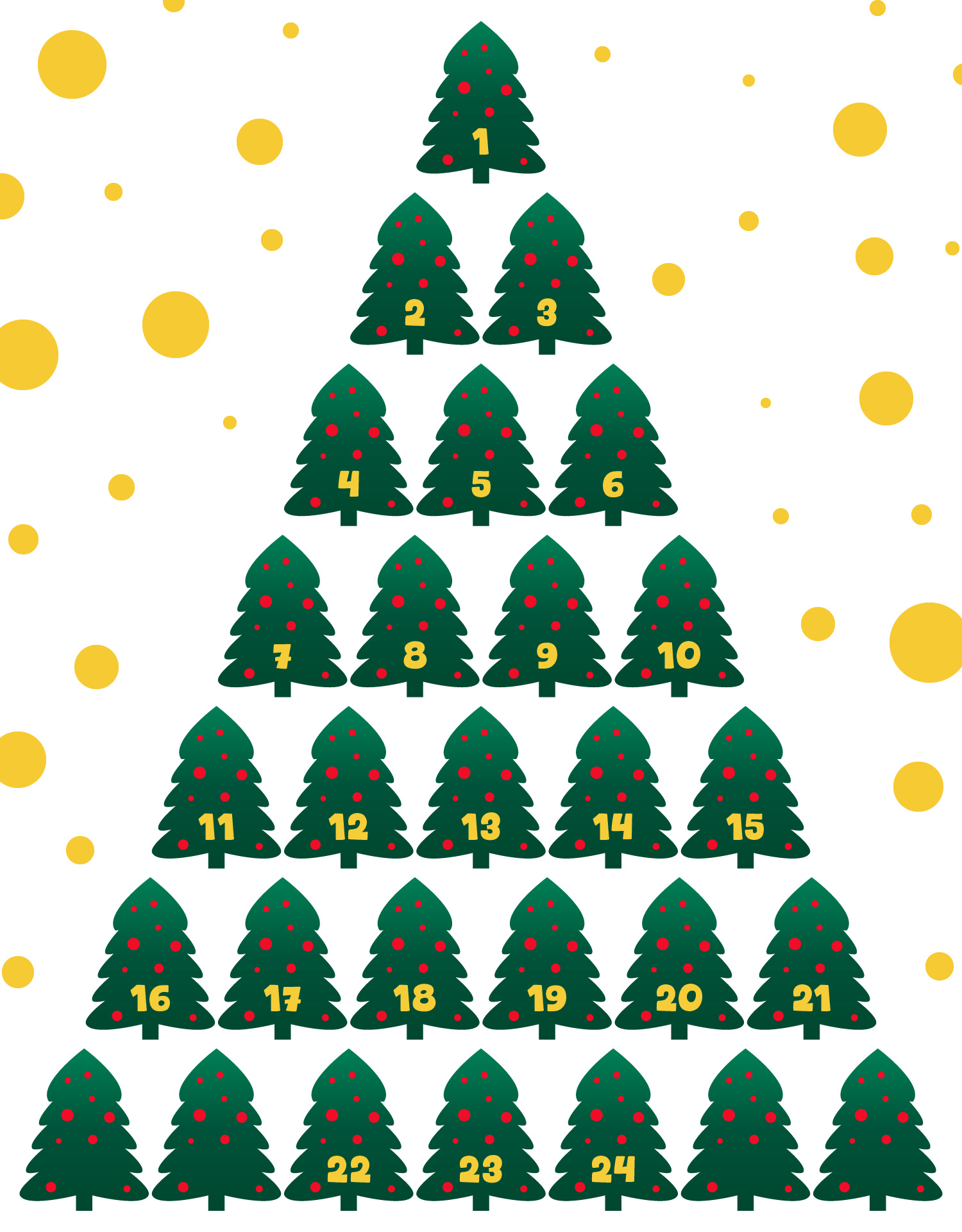 Simple Christmas Advent Calendar Simple Christmas Advent Calendar