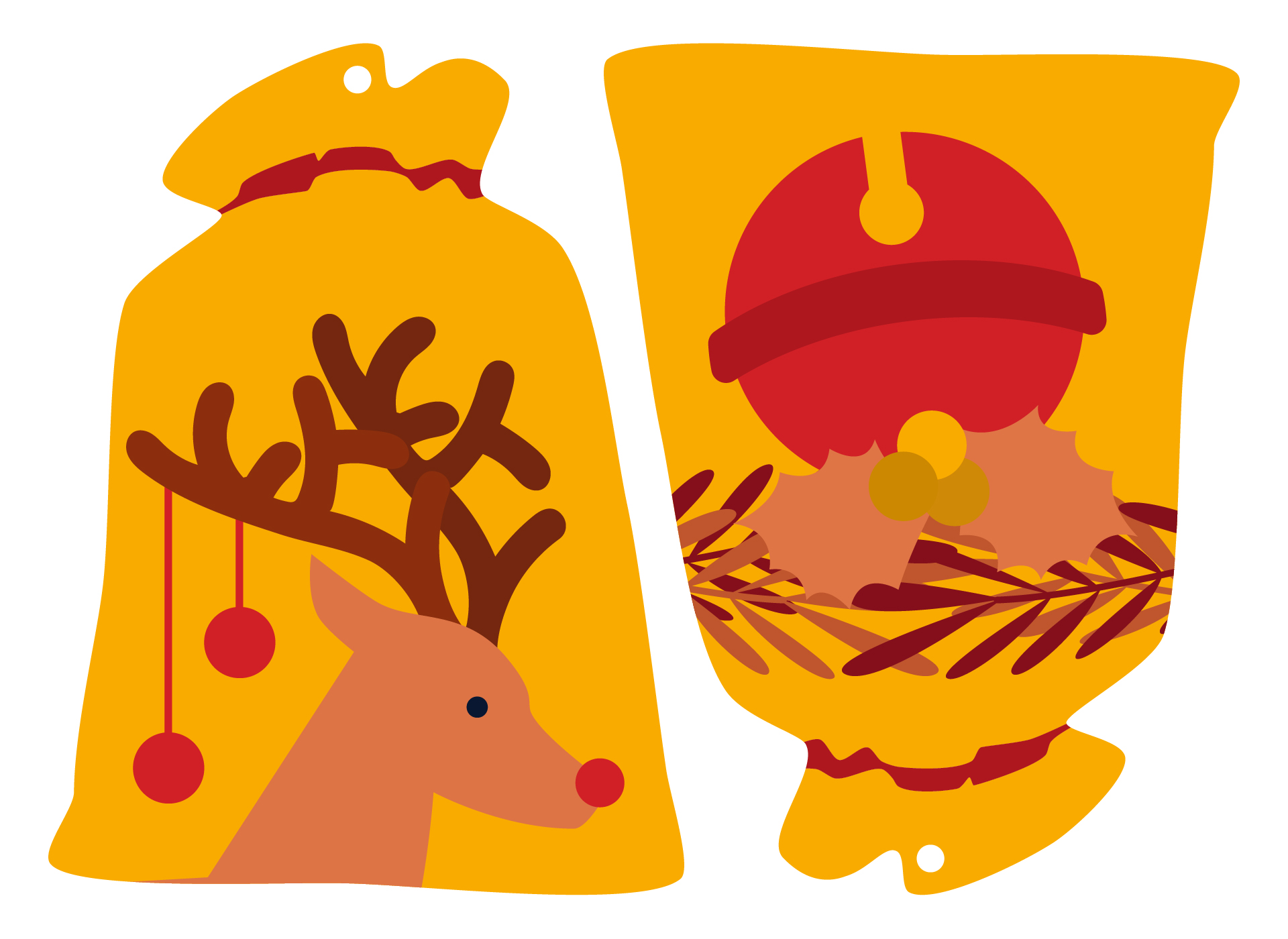 Advent Treat Bag Tags For Christmas Advent Treat Bag Tags For Christmas