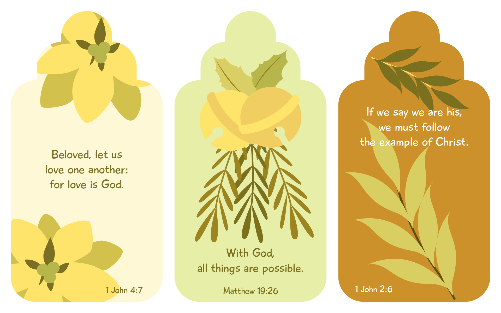 Scripture Tags For Gifts