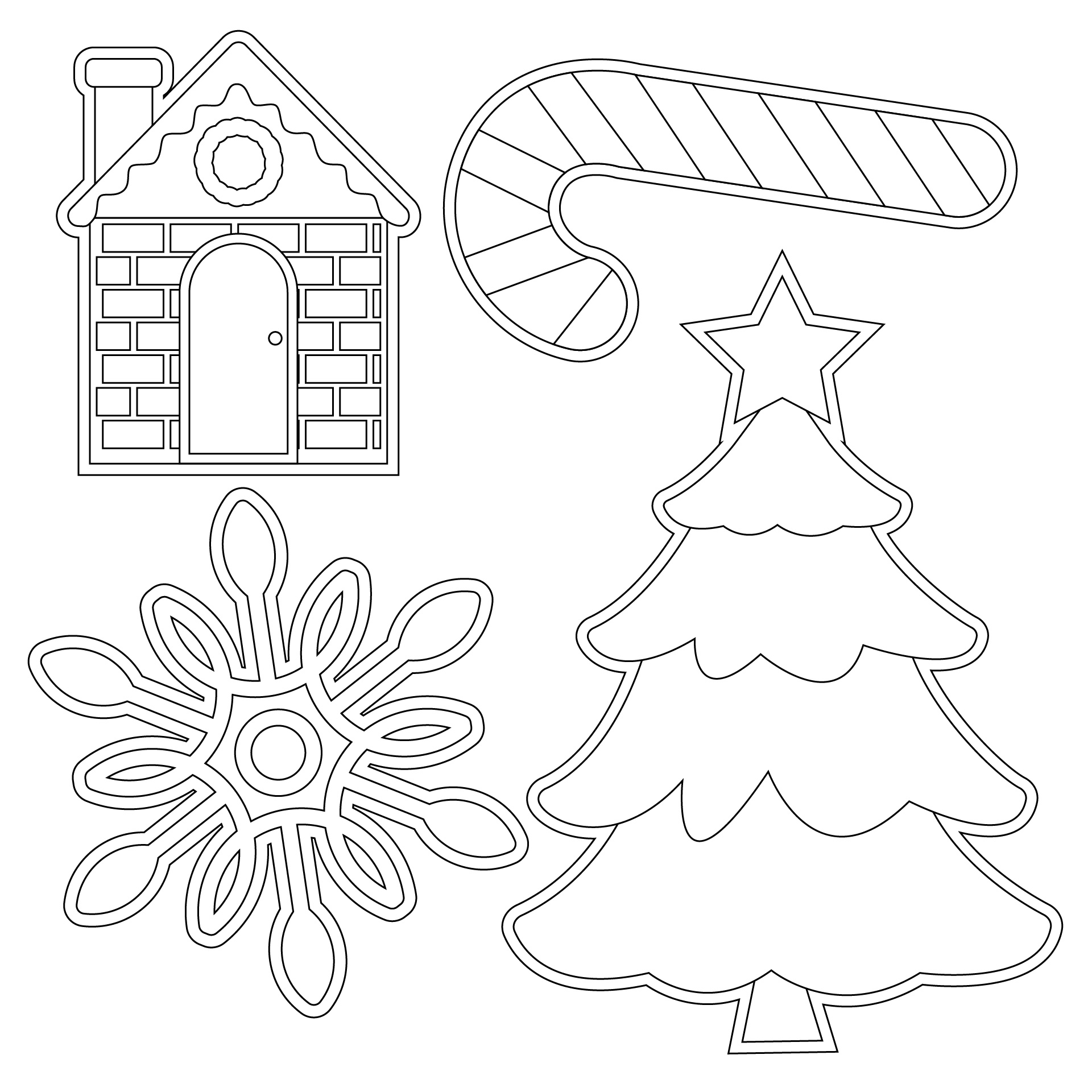 Christmas Paper Ornament Templates
