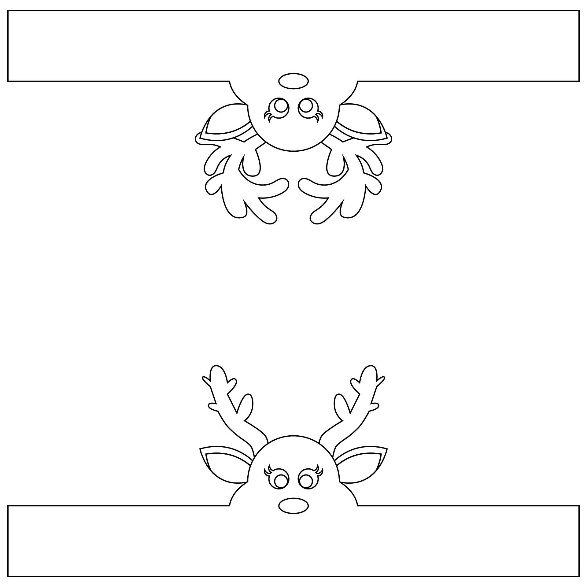 Reindeer Kids Craft Holiday