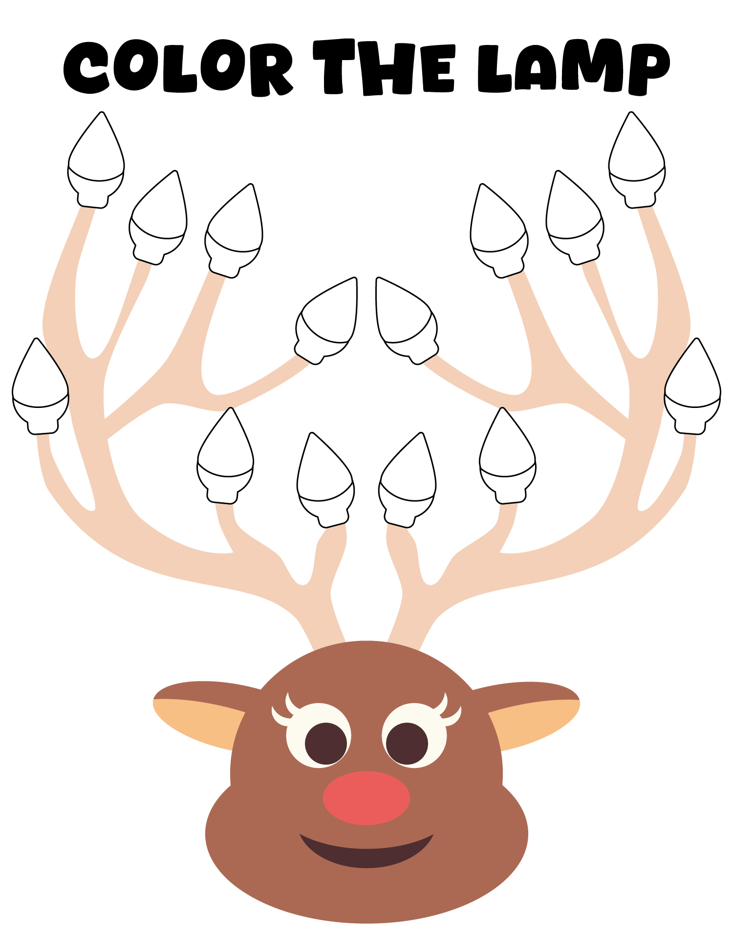 Sunday School Reindeer Theme For Christmas