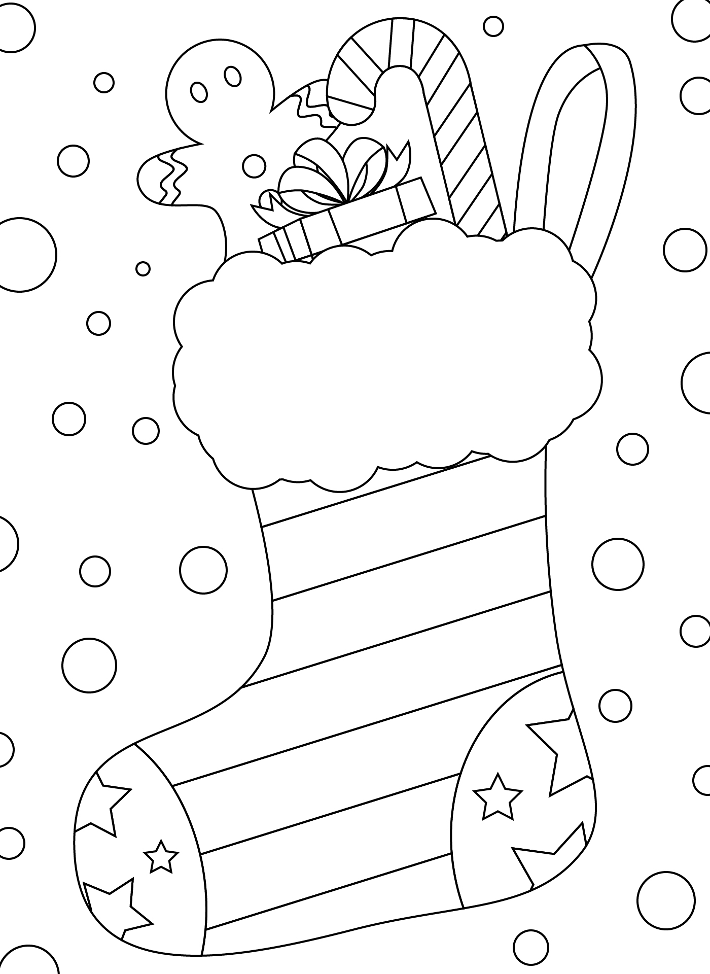 Cute Printable Christmas Stockings To Color Cute Printable Christmas Stockings To Color
