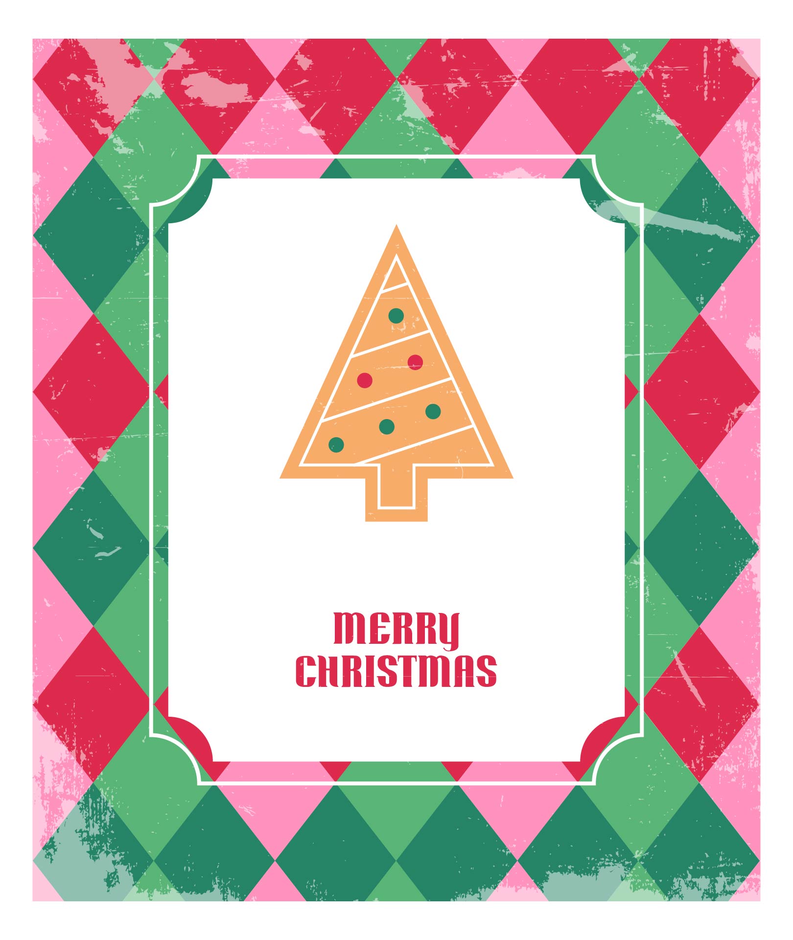 Vintage Style Christmas Note Card Vintage Style Christmas Note Card