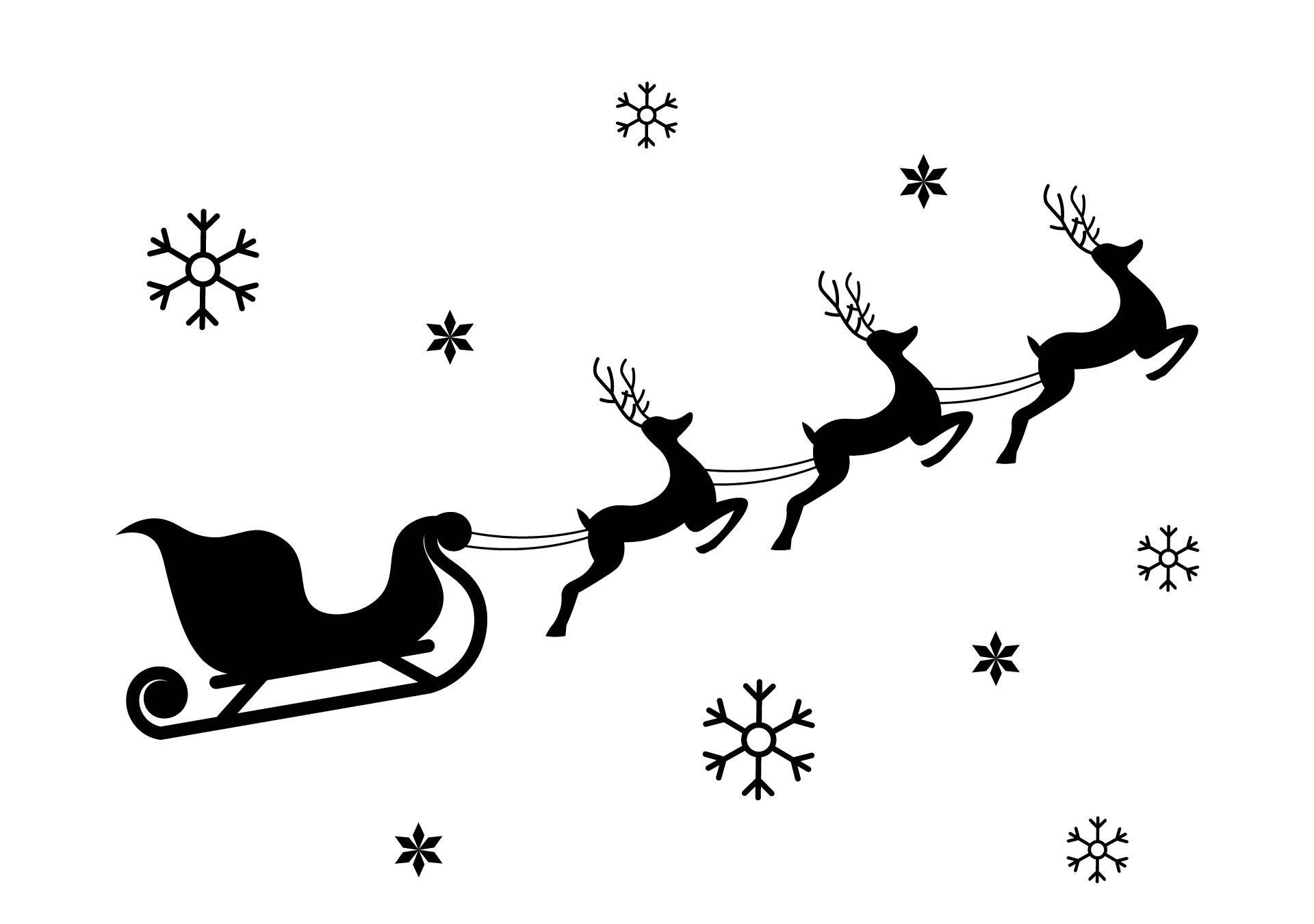Sleigh Window Decor Pattern
