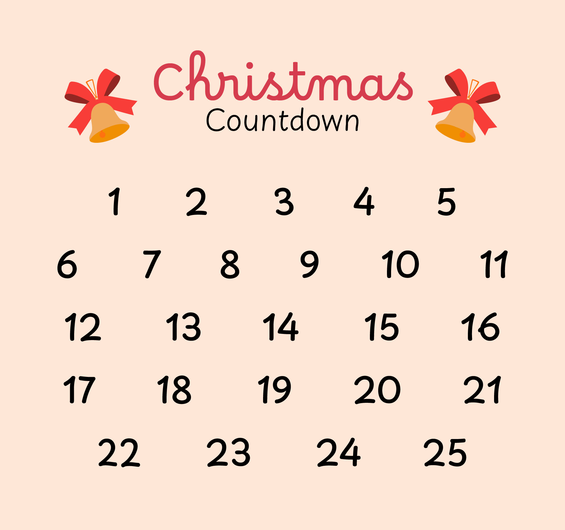 Countdown Calendar Forn Christmas Countdown Calendar Forn Christmas