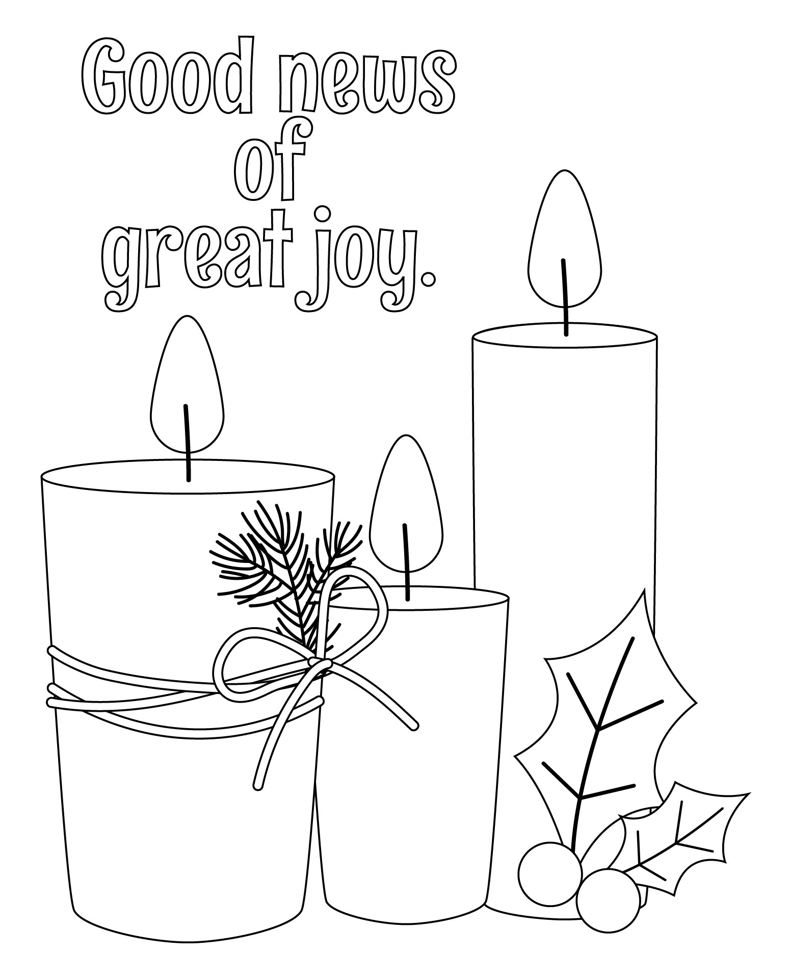 Advent Verses Coloring Tags Advent Verses Coloring Tags