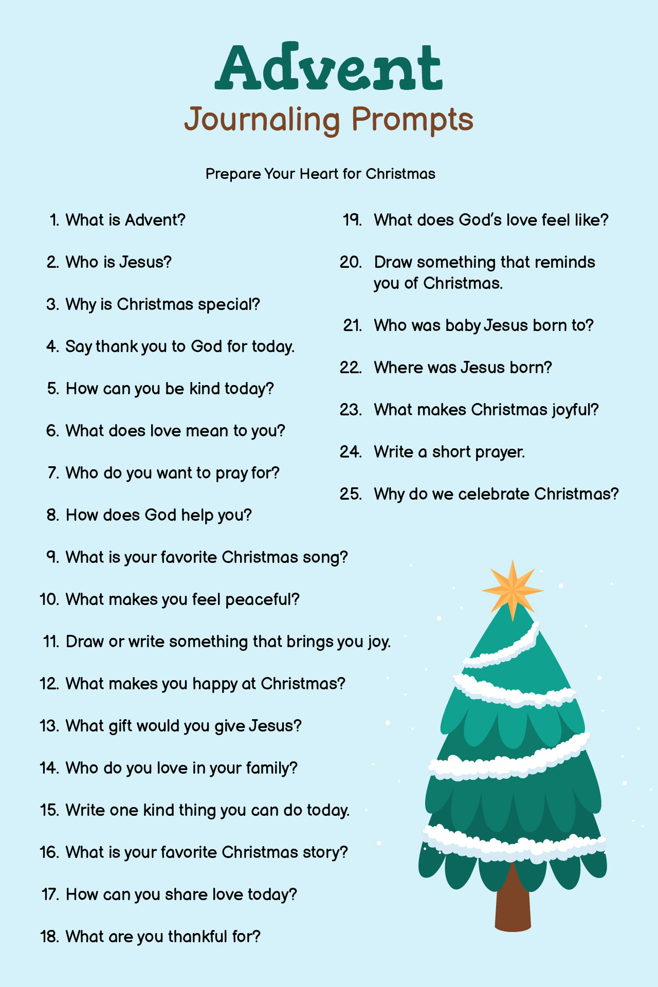 Advent Journaling Prompts Advent Journaling Prompts