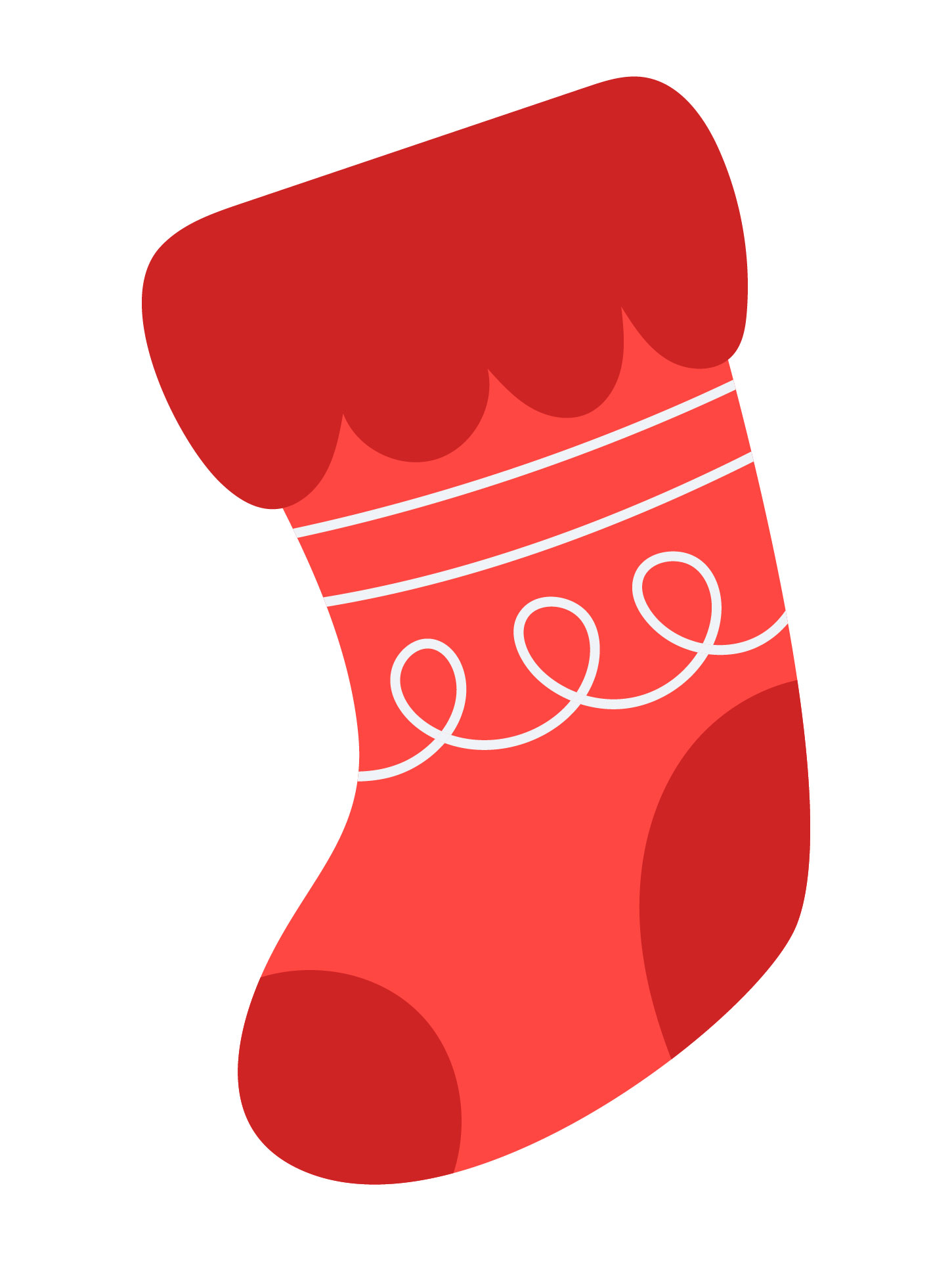 Red Christmas Stocking Clipart Red Christmas Stocking Clipart
