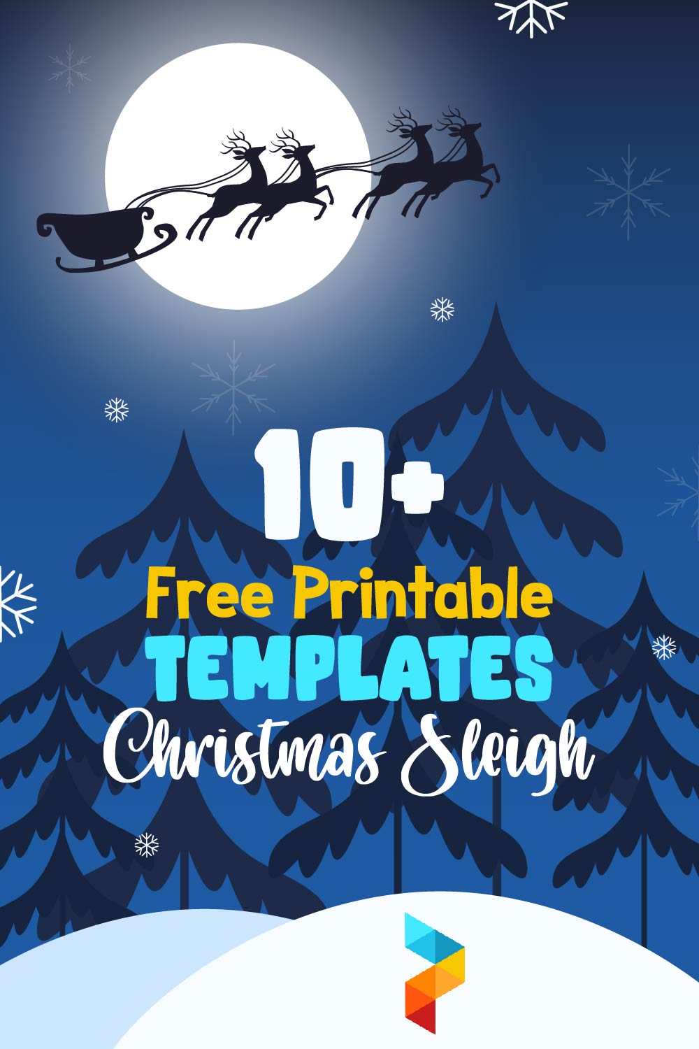 Templates Christmas Sleigh