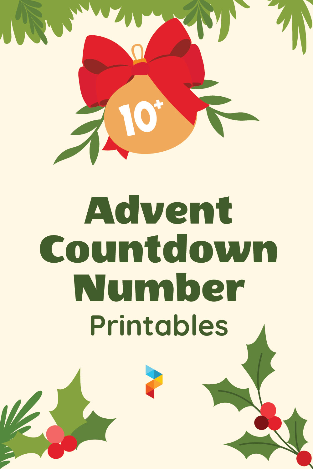 Advent Countdown Number Advent Countdown Number