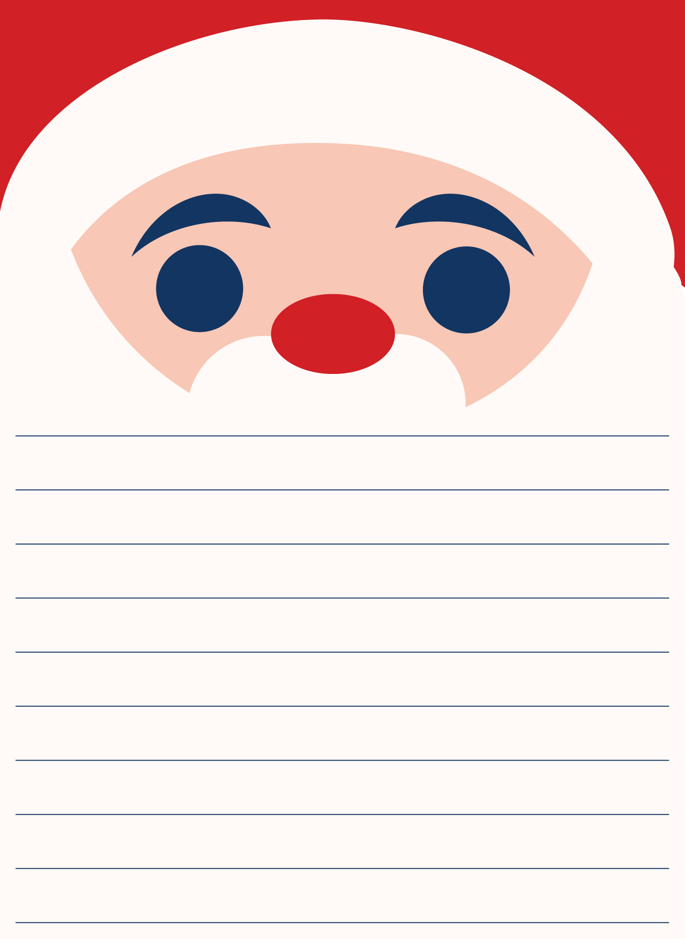 Printable Blank Christmas Letter Templates