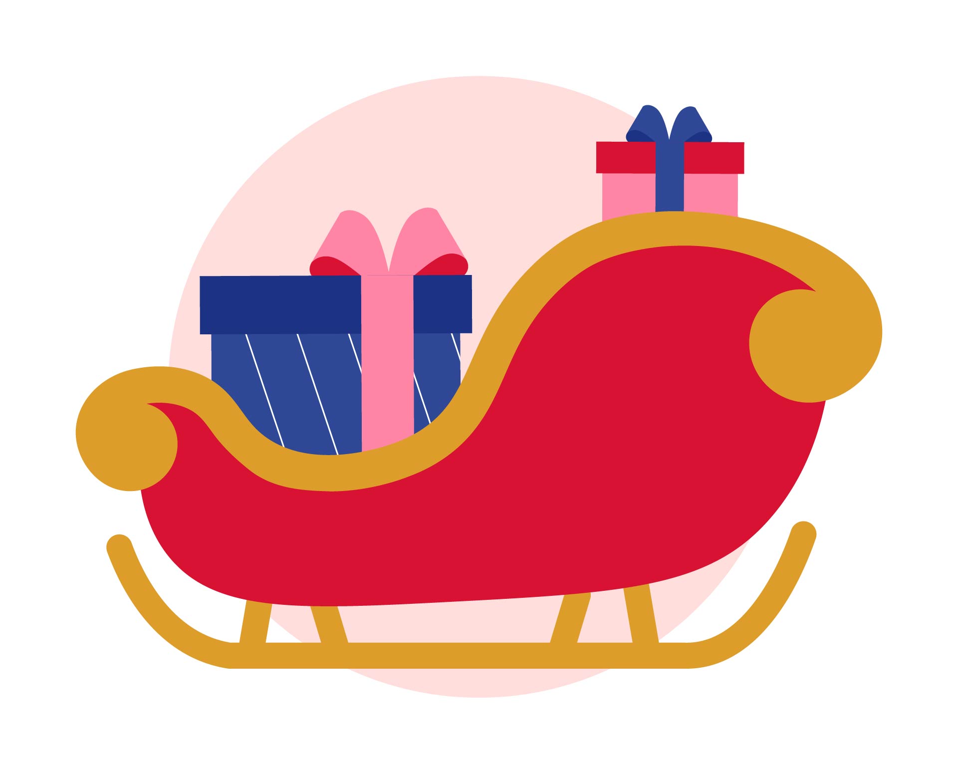Christmas Sled Clipart Christmas Sled Clipart