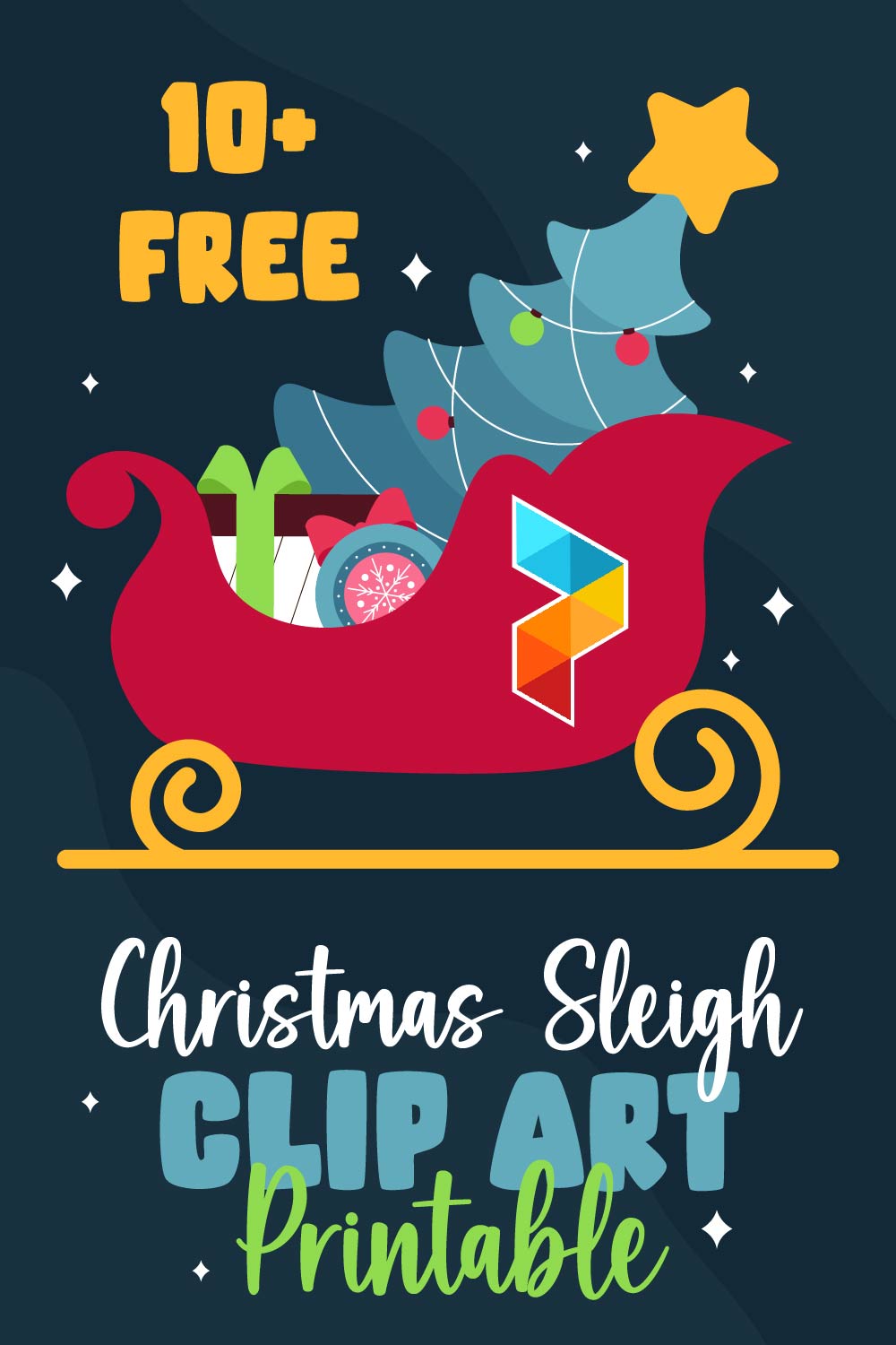 Christmas Sleigh Clip Art