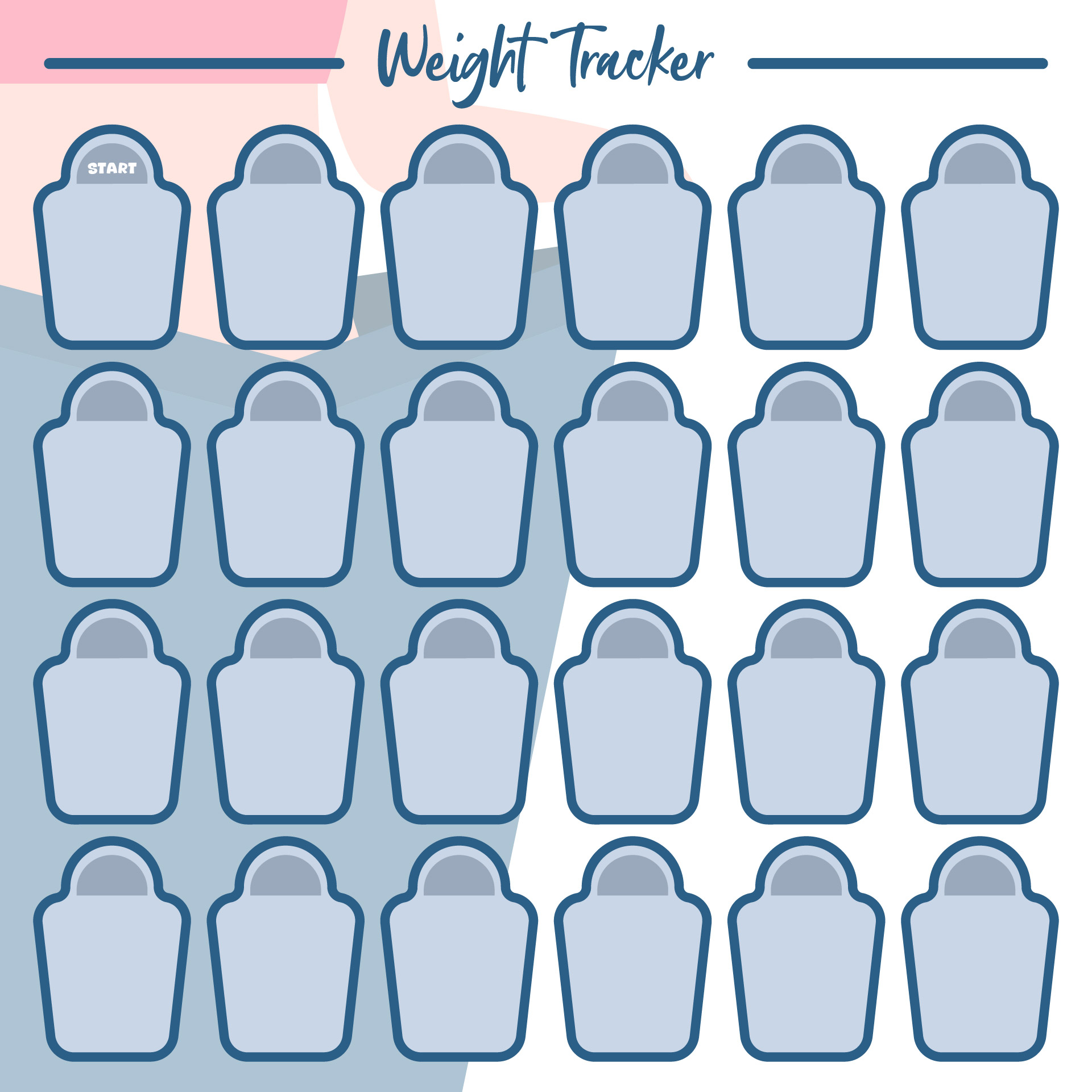 Weight Loss Accountability Chart Weight Loss Accountability Chart