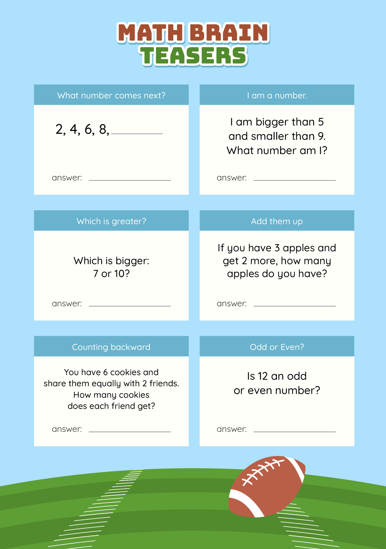 Super Bowl Scavenger Hunt Game