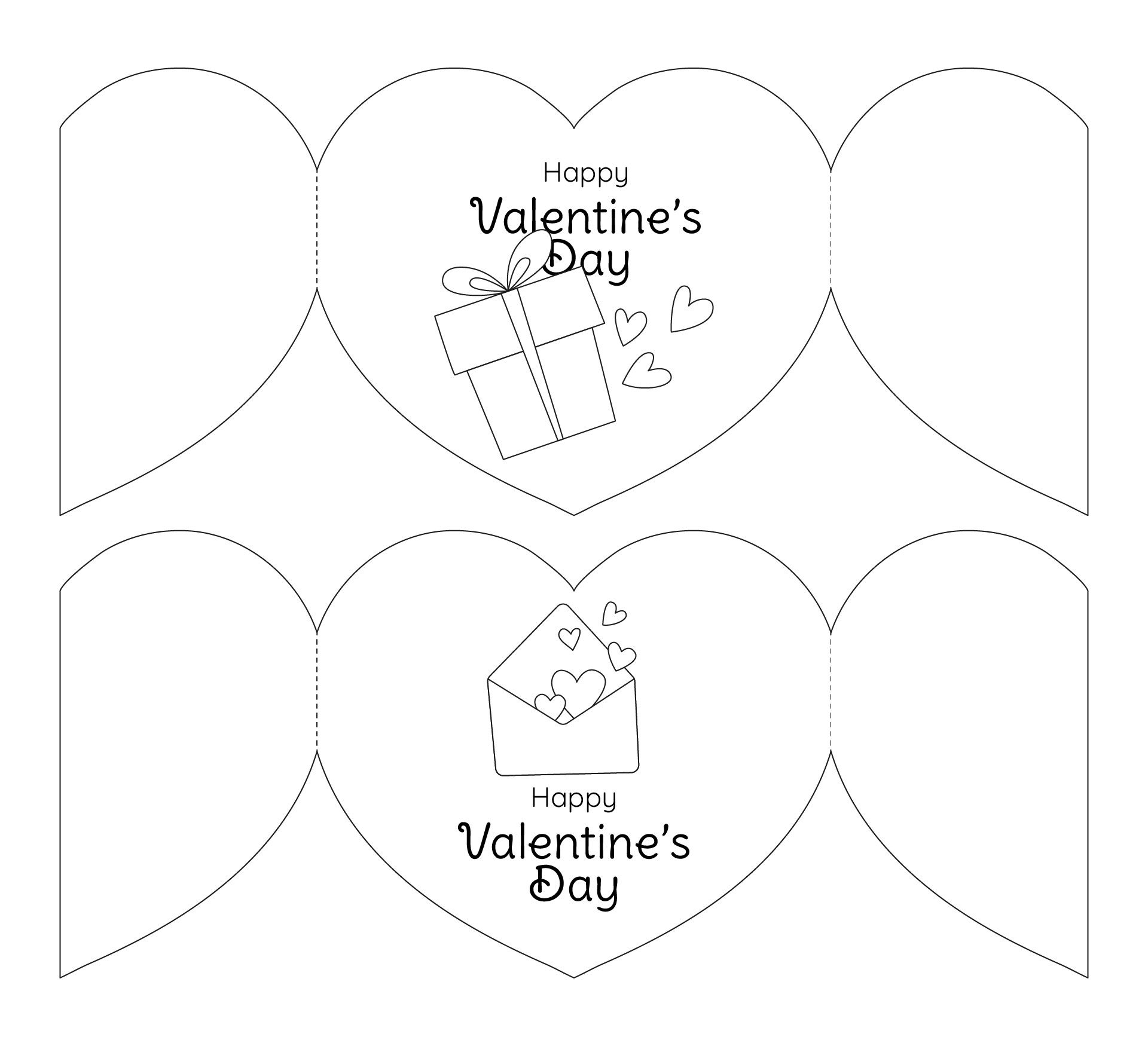 Valentines Day Decorate Cards Printable Classroom Activity