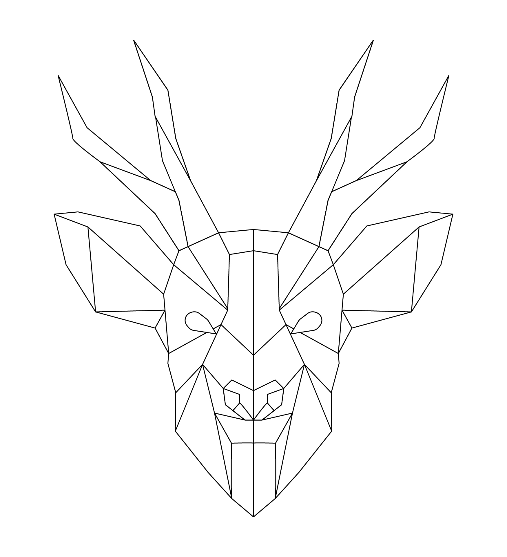 Deer Window Art Printable