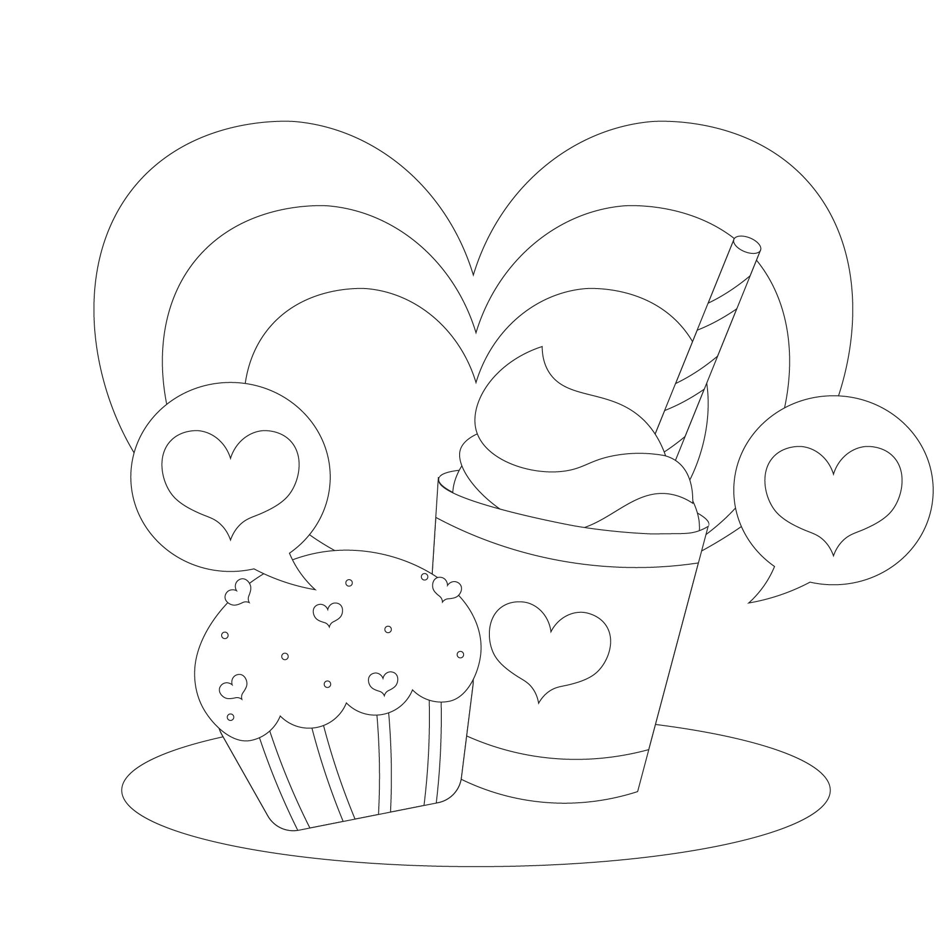 Love Themed Coloring Pages