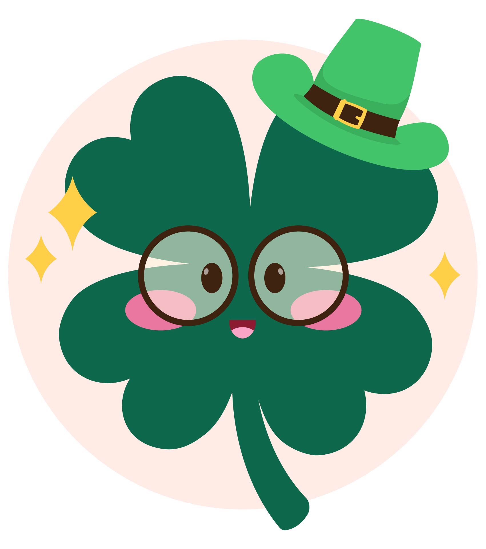 Cute Shamrock Clip Art For Cards Cute Shamrock Clip Art For Cards