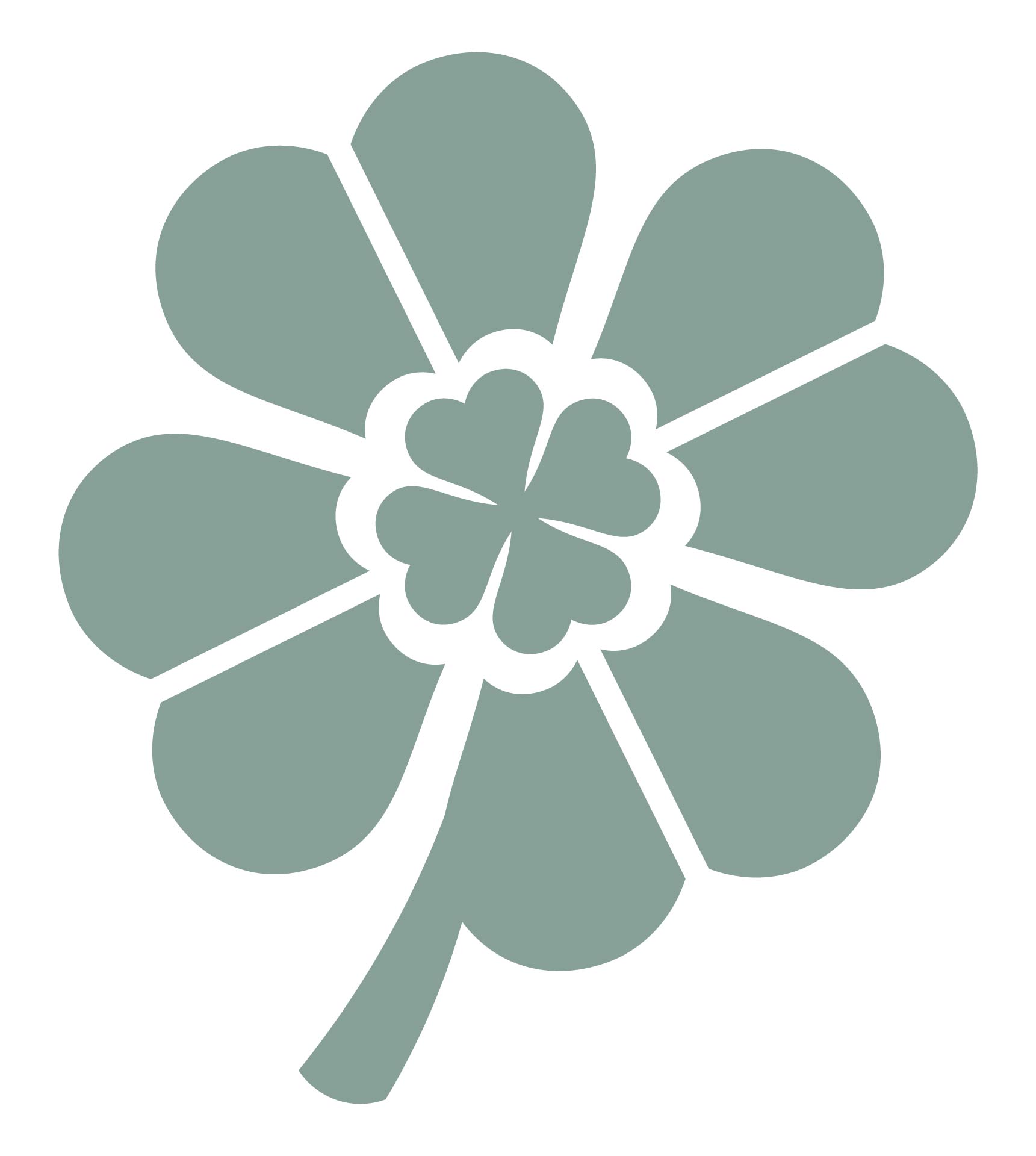 Four Leaf Clover Shamrock Stencil