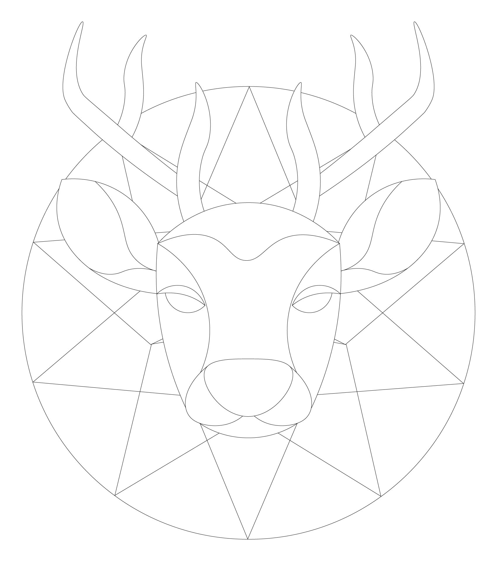 Deer Suncatcher Pattern