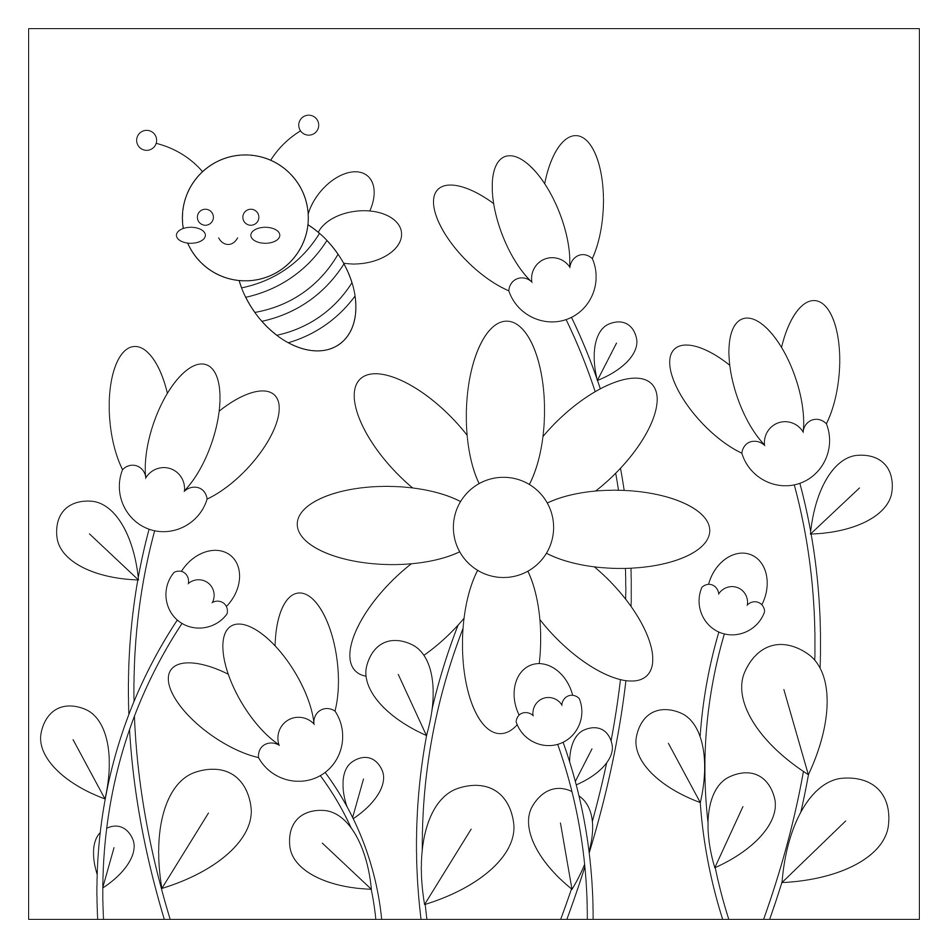 Printable Easter Spring Coloring Pages Printable Easter Spring Coloring Pages