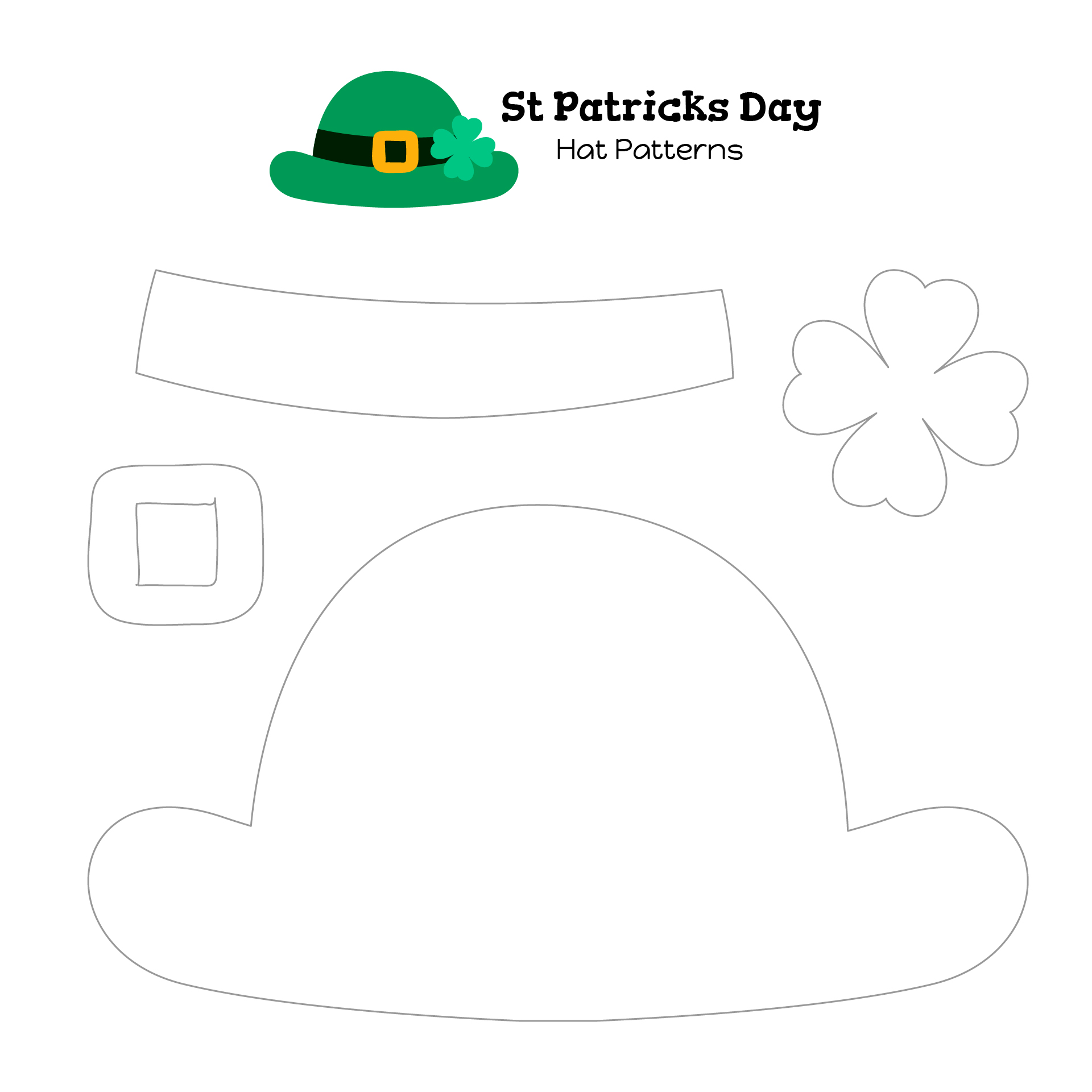 Disney St Patricks Day Hat Patterns