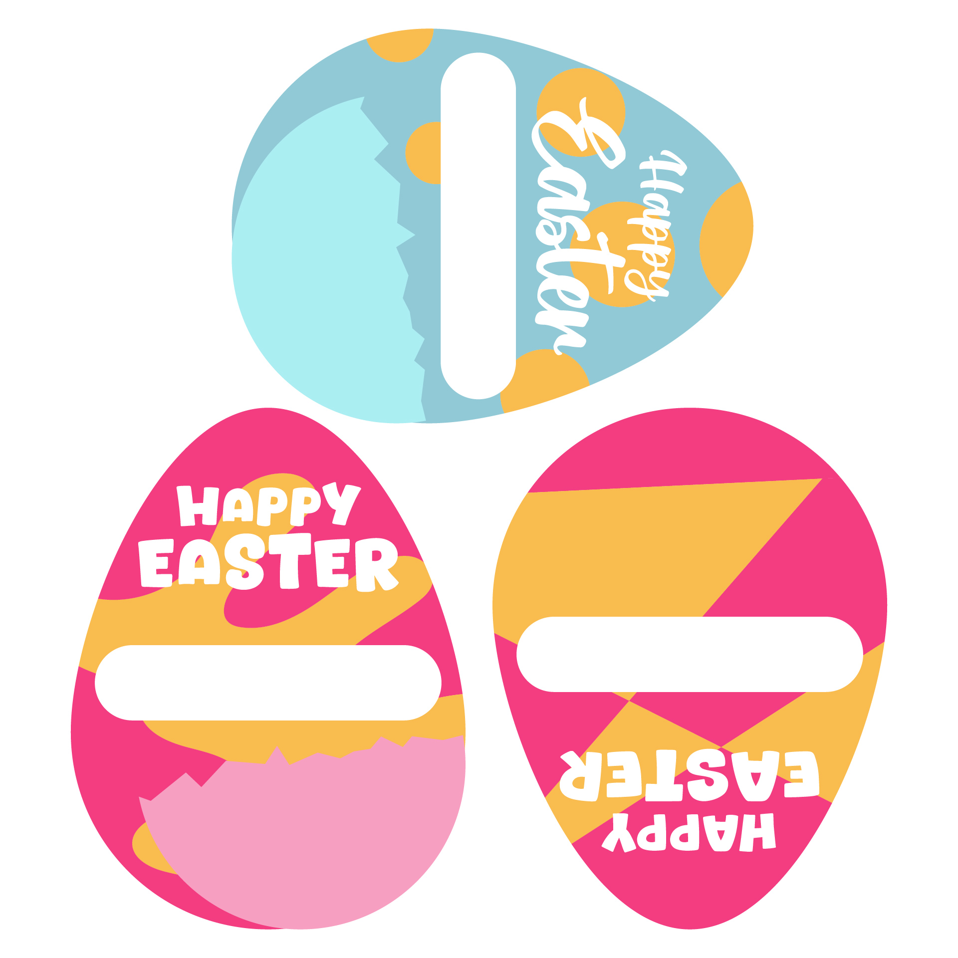 DIY Easter Egg Basket Tags Printables DIY Easter Egg Basket Tags Printables