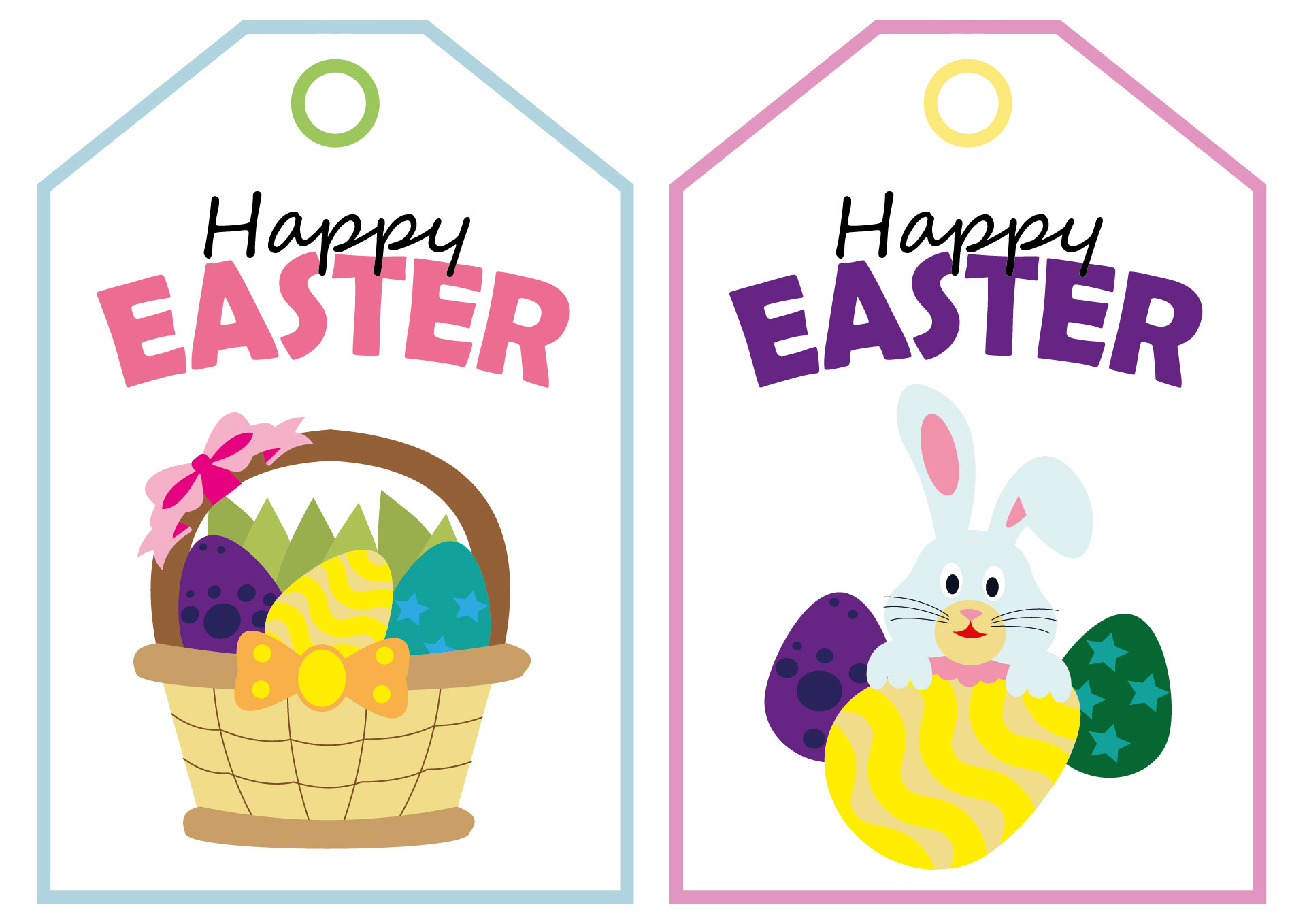 Easter Basket Tags Printables Easter Basket Tags Printables