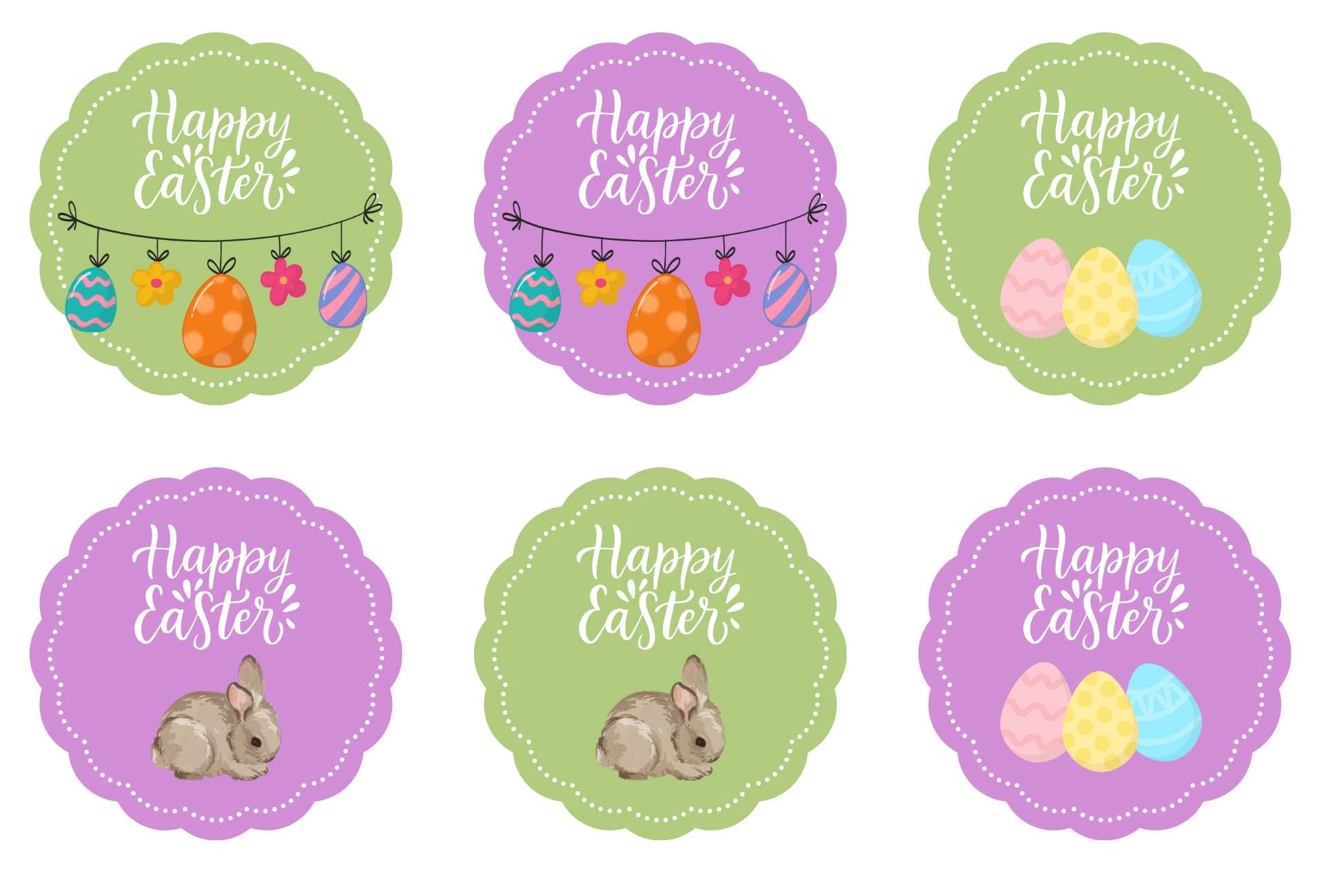 Easter Bunny Cupcake Toppers Easter Bunny Cupcake Toppers