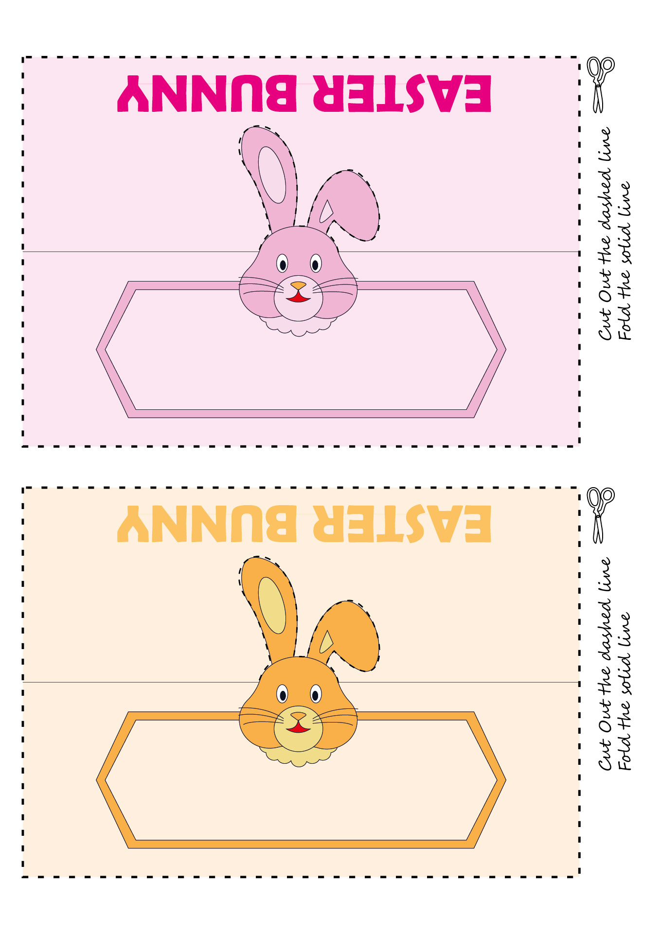 Easter Dinner Place Cards Easter Dinner Place Cards