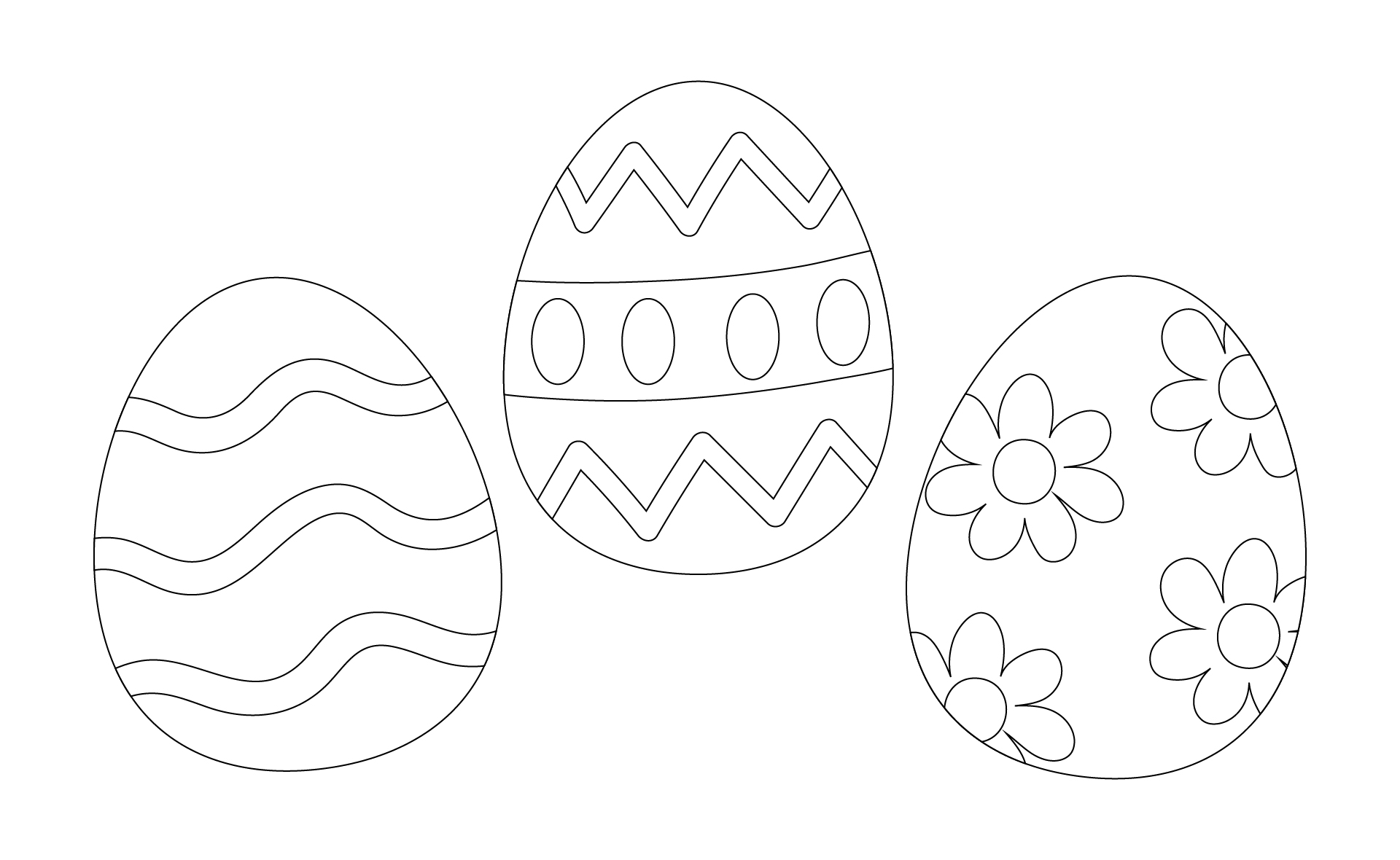 Easter Egg Coloring Worksheets Easter Egg Coloring Worksheets